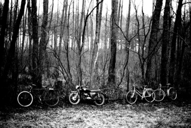 Photography titled "bicycles on tour" by Magda Durda, Original Artwork, Non Manipulated Photography