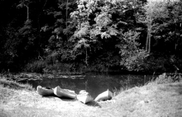 Photography titled "four on the bank" by Magda Durda, Original Artwork, Non Manipulated Photography