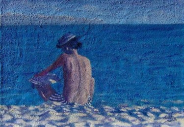 Pittura intitolato "Quiete" da Magda Carella, Opera d'arte originale, Olio