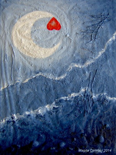 Pittura intitolato "'Mi gira la testa'" da Magda Carella, Opera d'arte originale, Olio