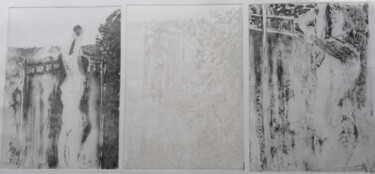 Obrazy i ryciny zatytułowany „tryptyk w czerni i…” autorstwa Magdalena Gintowt-Juchniewicz, Oryginalna praca, Akwaforta