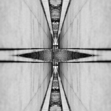 「City cross」というタイトルの写真撮影 Magdalena Mienkoによって, オリジナルのアートワーク, 操作する ウッドパネルにマウント