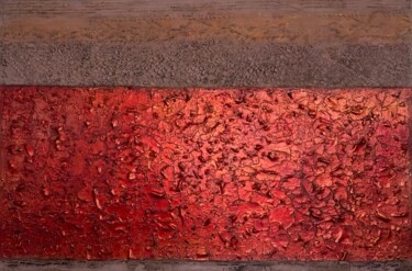 Peinture intitulée "Sogno Rosso" par Magdalena Oppelt, Œuvre d'art originale, Acrylique