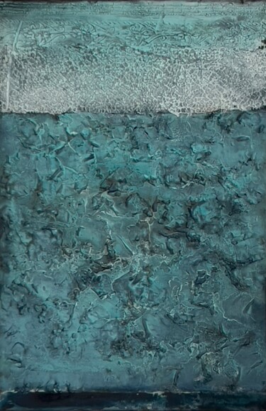 Pittura intitolato "Palazzo Blue" da Magdalena Oppelt, Opera d'arte originale, Acrilico