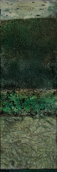 Pintura intitulada "Verde" por Magdalena Oppelt, Obras de arte originais, Acrílico