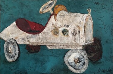 Malerei mit dem Titel "Youngster" von Magdalena Oppelt, Original-Kunstwerk, Acryl