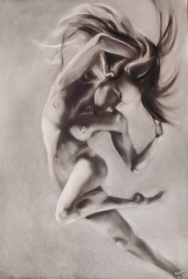 Peinture intitulée "...dalej tańcz..." par Magdalena Sawicka, Œuvre d'art originale, Pastel Monté sur Plexiglas