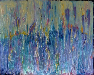 제목이 "Pastel impasto abst…"인 미술작품 Magdalena Walulik로, 원작, 기름