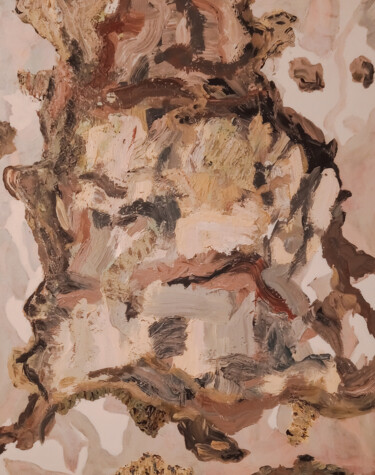 Картина под названием "Scarp Face 6" - Magee, Подлинное произведение искусства, Акрил Установлен на Деревянная рама для носи…