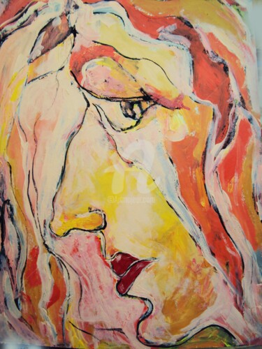 Pintura titulada "fernandina" por Maggiolo, Obra de arte original, Acrílico