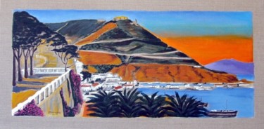 Peinture intitulée "Port d'Oran" par Marguerite Rodriguez, Œuvre d'art originale, Huile