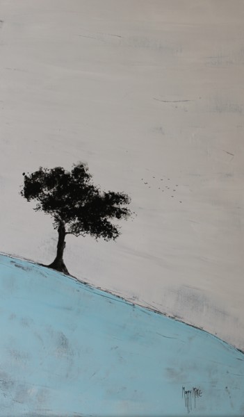 Peinture intitulée "arbre" par Maggy Marie, Œuvre d'art originale, Acrylique