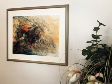 Peinture intitulée "Terre d'ocre" par Magic Glance, Œuvre d'art originale, Acrylique