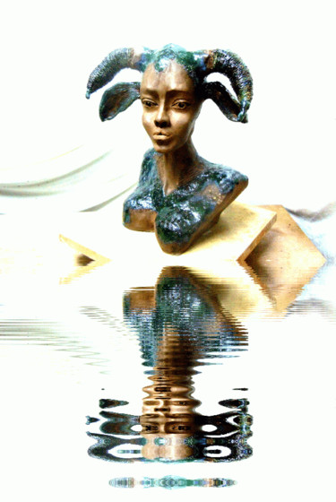 Sculpture intitulée "Iary_Sculpture_Terr…" par Dominique B., Œuvre d'art originale, Céramique