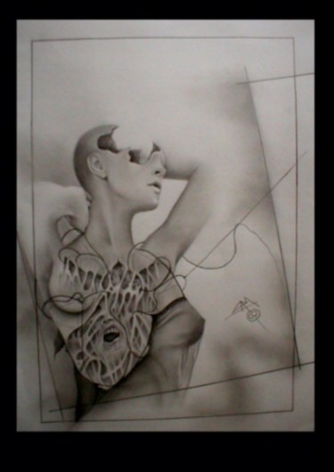 Drawing titled "The head rules the…" by David Anthony Magitis, Original Artwork