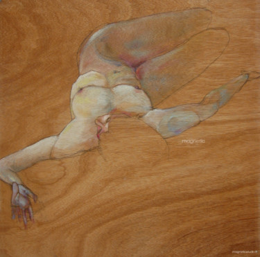 Schilderij getiteld "Nude study by Magne…" door Magnetic Studio, Origineel Kunstwerk