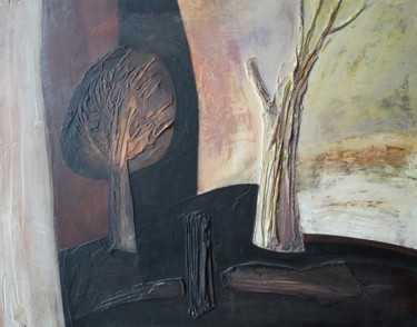 Картина под названием "Метаморфоза" - Александр Ефимов, Подлинное произведение искусства, Темпера