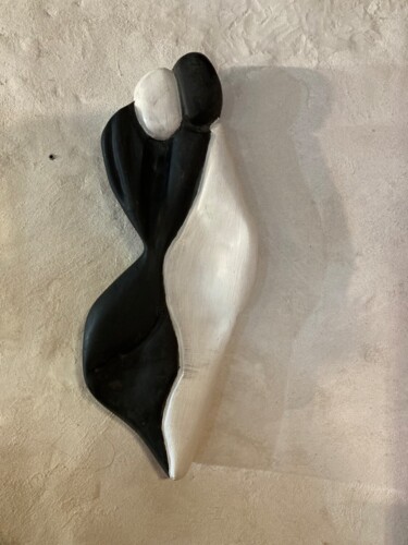 Sculptuur getiteld "Ensemble" door Martine Magritte, Origineel Kunstwerk, Hout