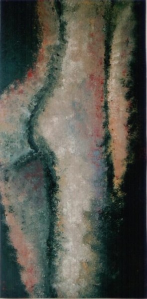 Peinture intitulée "nue" par Damien Maguerre, Œuvre d'art originale