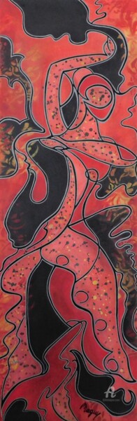 Картина под названием "Andalouse" - Maguy Vaz (50nuancesdemarguerite), Подлинное произведение искусства, Акрил Установлен на…