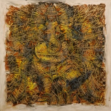 Painting titled "Ganesha" by Mahadev, Original Artwork
