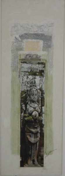 Painting titled "LAD-Y Buddha 2" by Hyder, Original Artwork