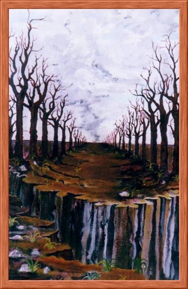 Painting titled "Les jours" by Mahcer, Original Artwork