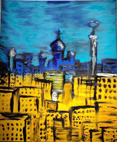 Картина под названием "Kislev Libertad" - Mahegu Naranja, Подлинное произведение искусства, Рисунок распылителем краски