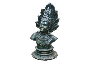 Скульптура под названием "The Idol Worship" - Mahesh Chathuranga Ekanayake, Подлинное произведение искусства, Смола