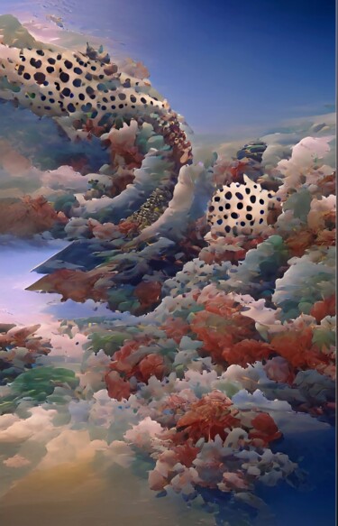 Arte digitale intitolato "infinite fractals" da Mahesh Tolani, Opera d'arte originale, Modellazione 3D