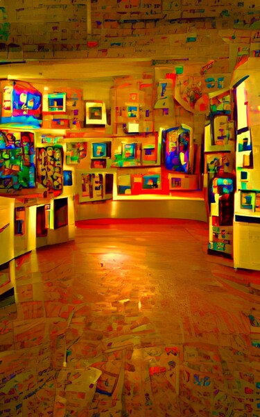 Artes digitais intitulada "ART GALLERY 9" por Mahesh Tolani, Obras de arte originais, Pintura digital