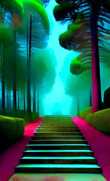 Arts numériques intitulée "BEAUTIFUL BAROQUE S…" par Mahesh Tolani, Œuvre d'art originale, Peinture numérique