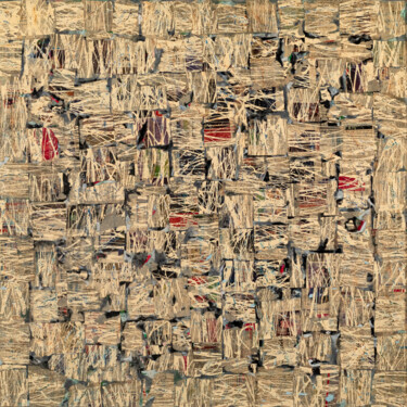 Malarstwo zatytułowany „Untitled, TI19-09” autorstwa Mahmoud Mahmoudi, Oryginalna praca, Akryl Zamontowany na Drewniana rama…