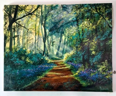 Malarstwo zatytułowany „Woods of dream” autorstwa Mahrukh Iftikhar, Oryginalna praca, Akryl