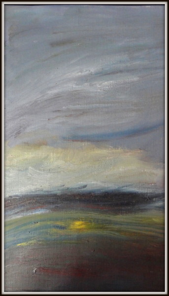 Peinture intitulée "atmosphère lourde e…" par Maï Laffargue, Œuvre d'art originale, Huile