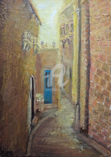 Painting titled "Rabat" by Maier Salomé, Original Artwork, Oil