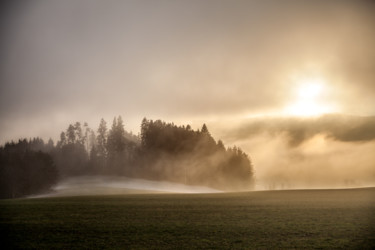 Photographie intitulée "sunset in black for…" par Markus Zeller, Œuvre d'art originale, Photographie numérique