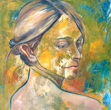 Painting titled "Reva" by Maike Petersen, Original Artwork, Oil