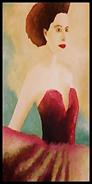 Peinture intitulée "nina" par Maikeul Lein, Œuvre d'art originale, Huile