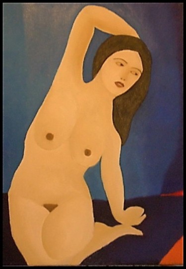 Peinture intitulée "belinda" par Maikeul Lein, Œuvre d'art originale, Huile