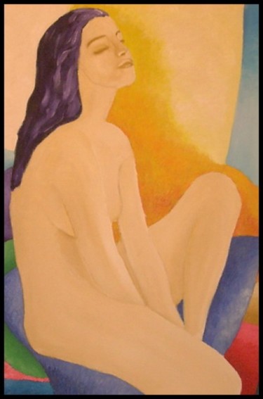 Peinture intitulée "sylvia" par Maikeul Lein, Œuvre d'art originale, Huile