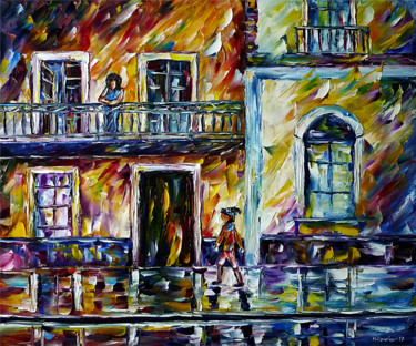 Painting titled "Havanna" by Mirek Kuzniar, Original Artwork, Oil