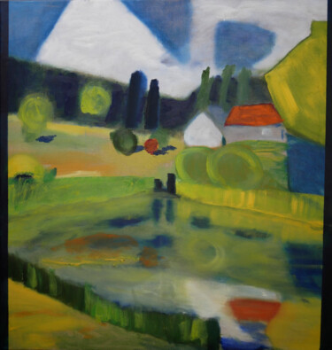 Malerei mit dem Titel "Erfüllung" von Marek Raminski, Original-Kunstwerk, Öl