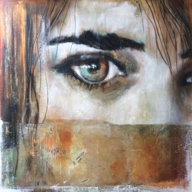 Painting titled "You don't have to s…" by Stéphanie Maillart, Original Artwork, Acrylic Mounted on Wood Stretcher frame