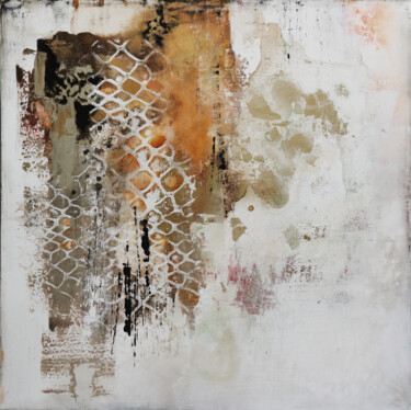Painting titled "Through the mysteri…" by Stéphanie Maillart, Original Artwork, Acrylic Mounted on Wood Stretcher frame