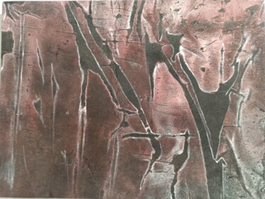 Peinture intitulée "Impression (en rose)" par Maïlys Girodon, Œuvre d'art originale, Acrylique Monté sur Châssis en bois