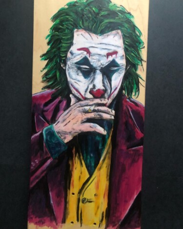 Schilderij getiteld "Joker" door Maïlys Painting, Origineel Kunstwerk, Acryl