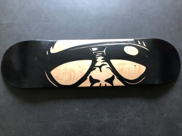 Malerei mit dem Titel "Singe lunettes" von Maïlys Painting, Original-Kunstwerk, Acryl Auf Keilrahmen aus Holz montiert