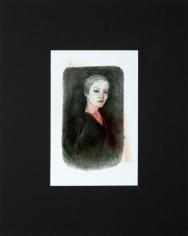 Printmaking titled "Меланхолия" by Tatiana Maiorova, Original Artwork, Digital Print Mounted on Cardboard