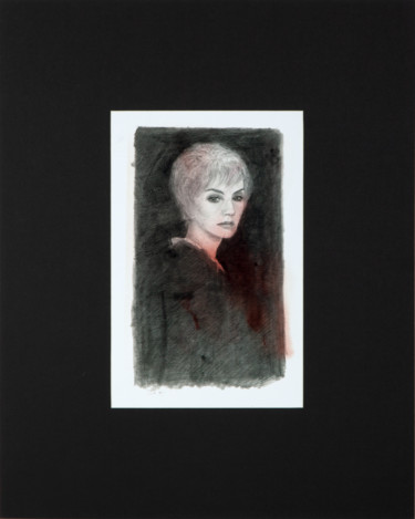 Printmaking titled "Она" by Tatiana Maiorova, Original Artwork, Digital Print Mounted on Cardboard